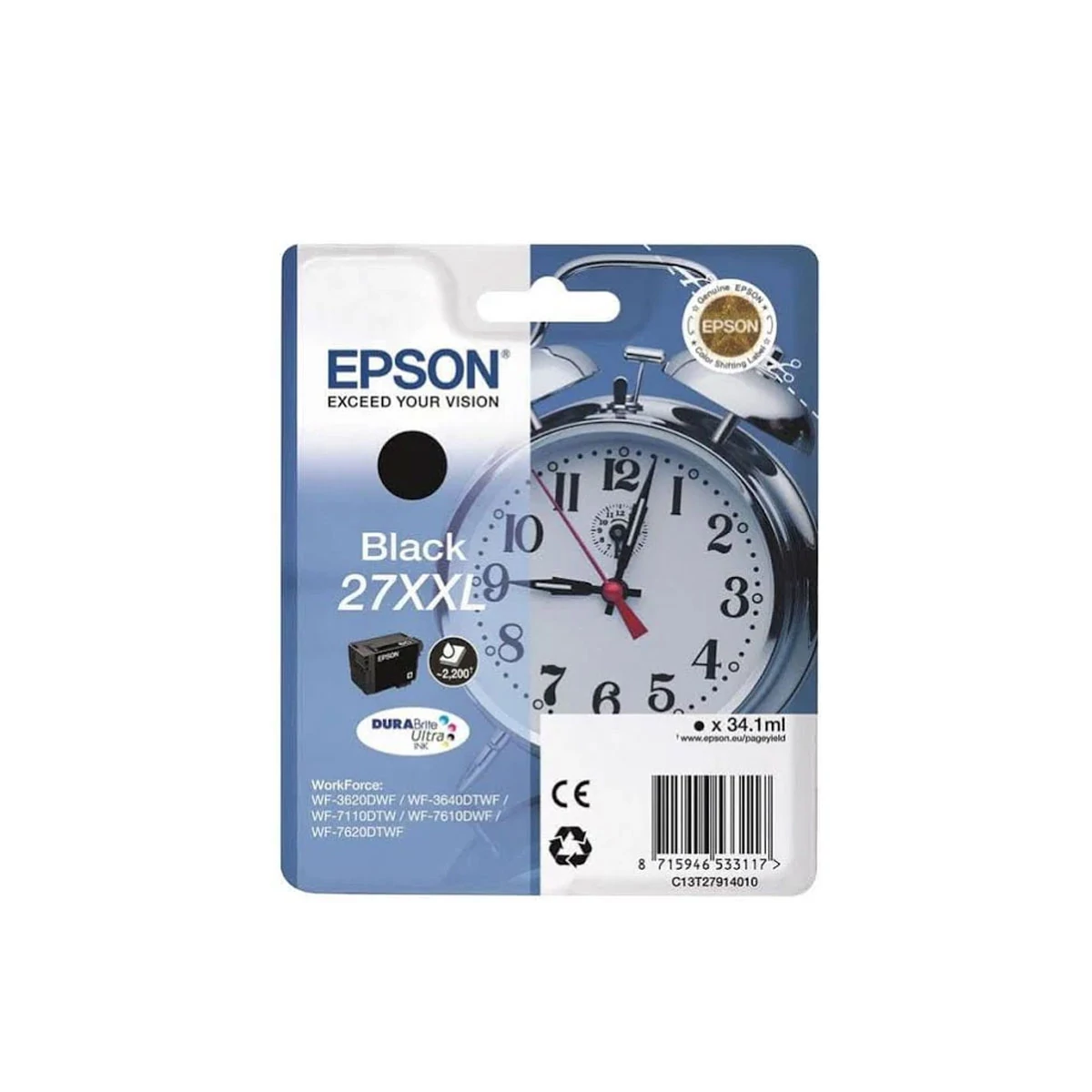 Epson T2791 XXL fekete tintapatron
