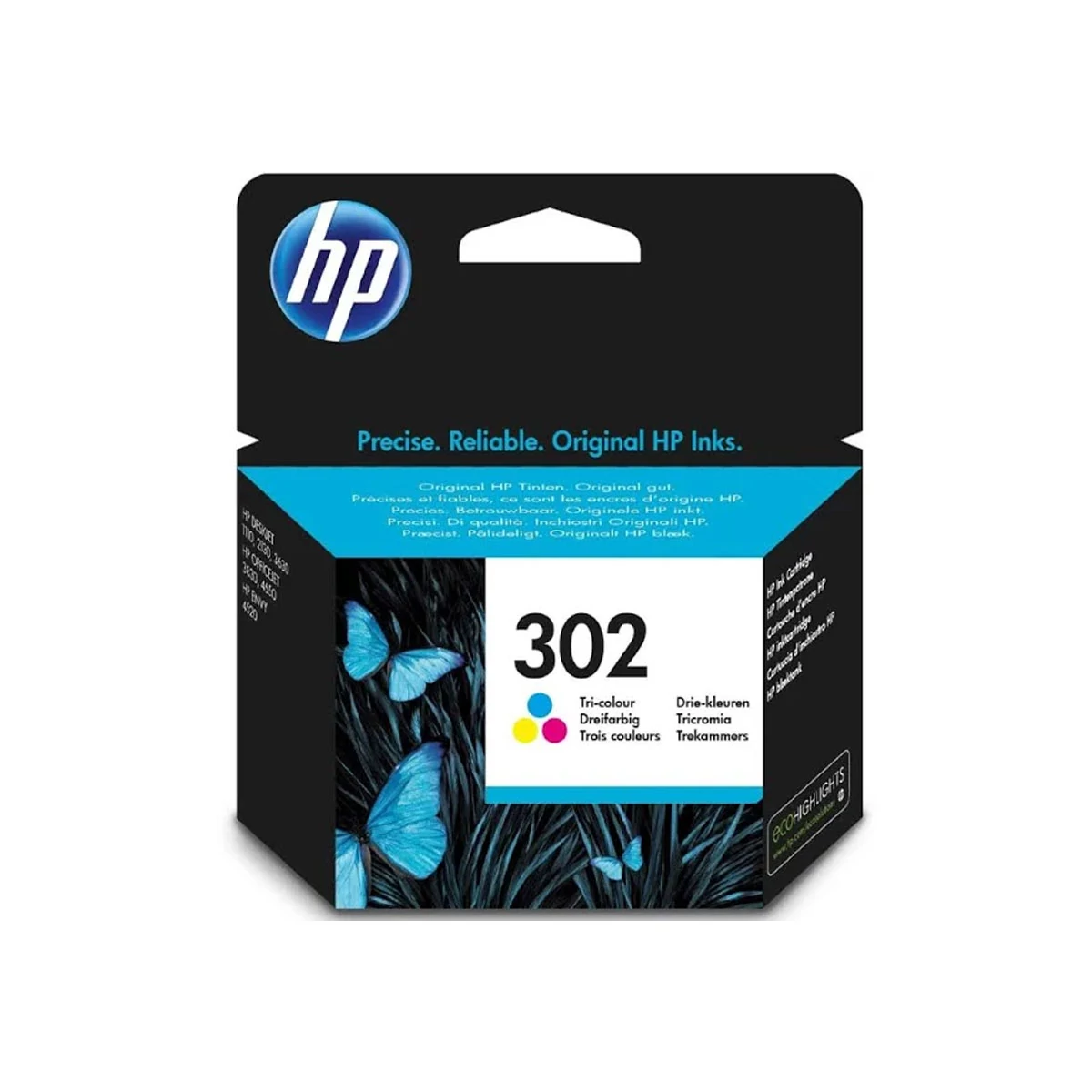 HP F6U65AE (302) háromszínű tintapatron