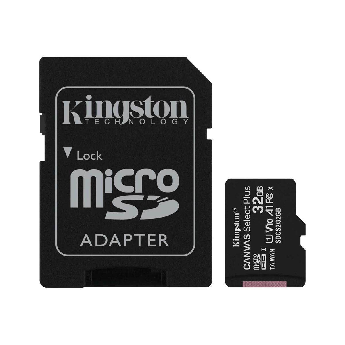 Kingston 32GB SD micro Canvas Select Plus (SDCS2/32GB) Memóriakártya Adapterrel