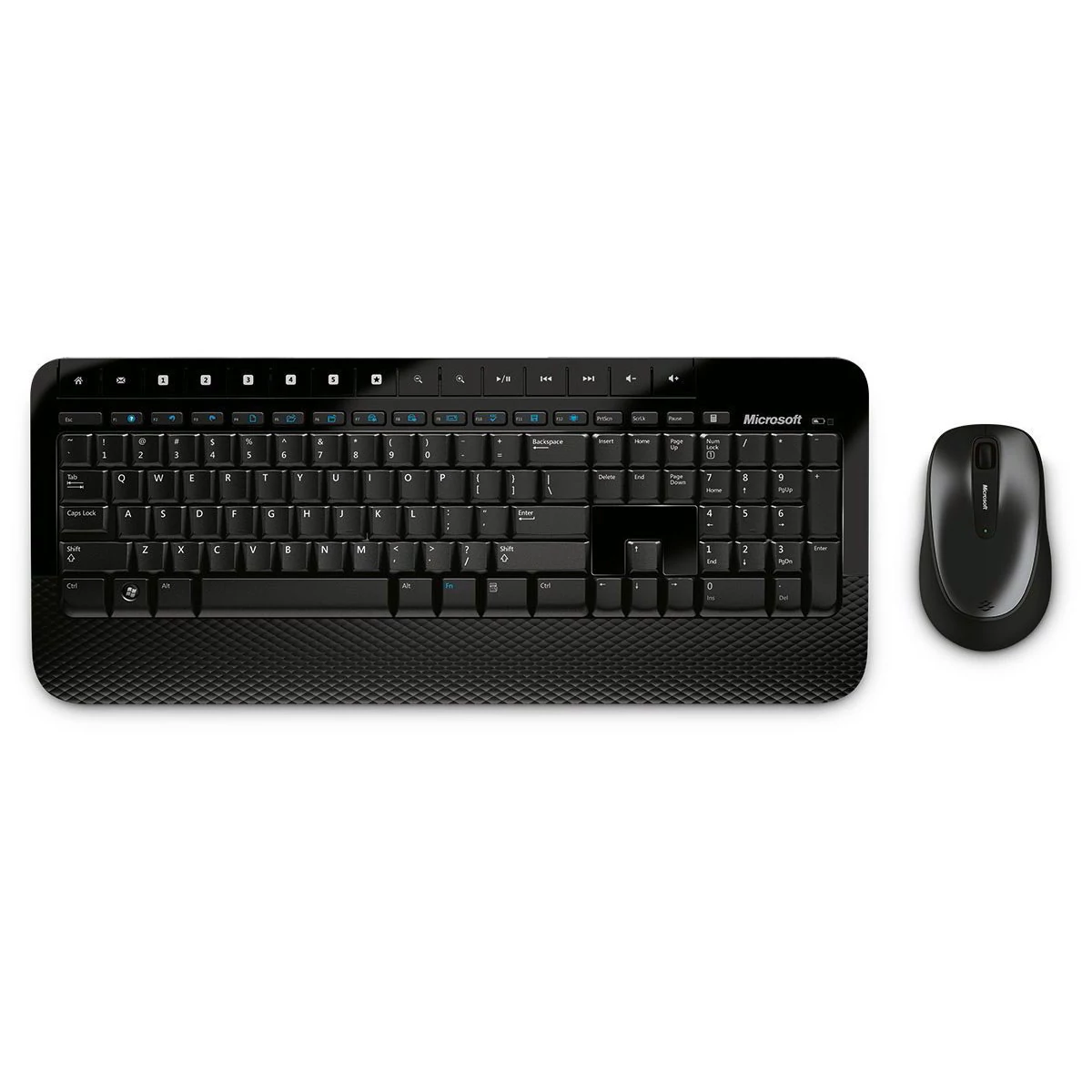 Microsoft Wireless Desktop 2000 Vezeték Nélküli Egér és Billentyűzet HUN Fekete