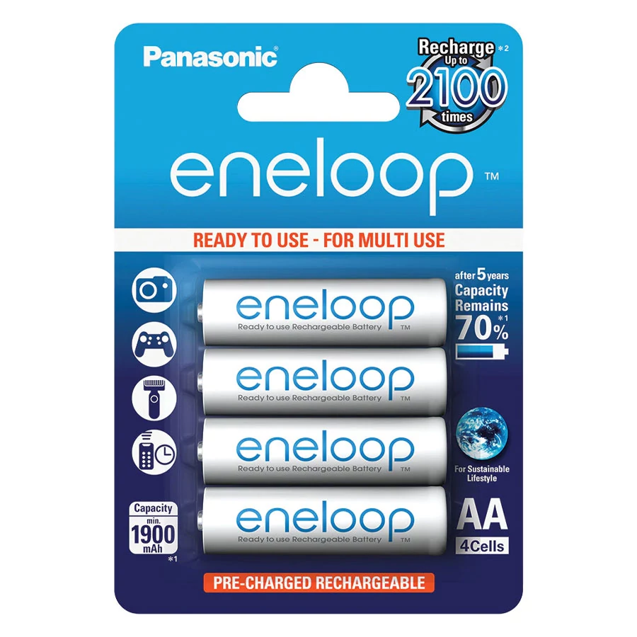 Panasonic Eneloop AA 4db 1900 mAh Akkumulátor Elem