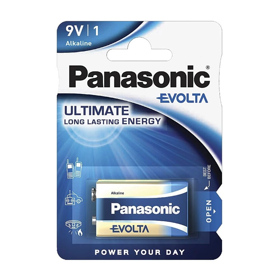 Panasonic 9V 1db Evolta 6LR61EGE Alkáli Elem