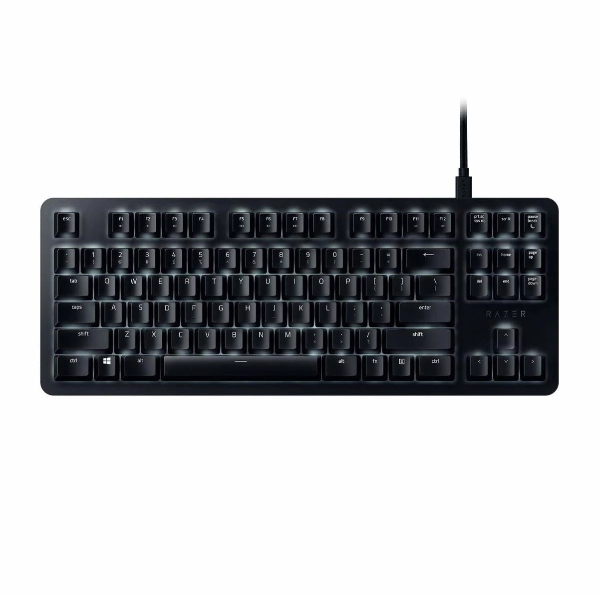 Razer Blackwidow Lite (Orange Switch) Gamer Billentyűzet US