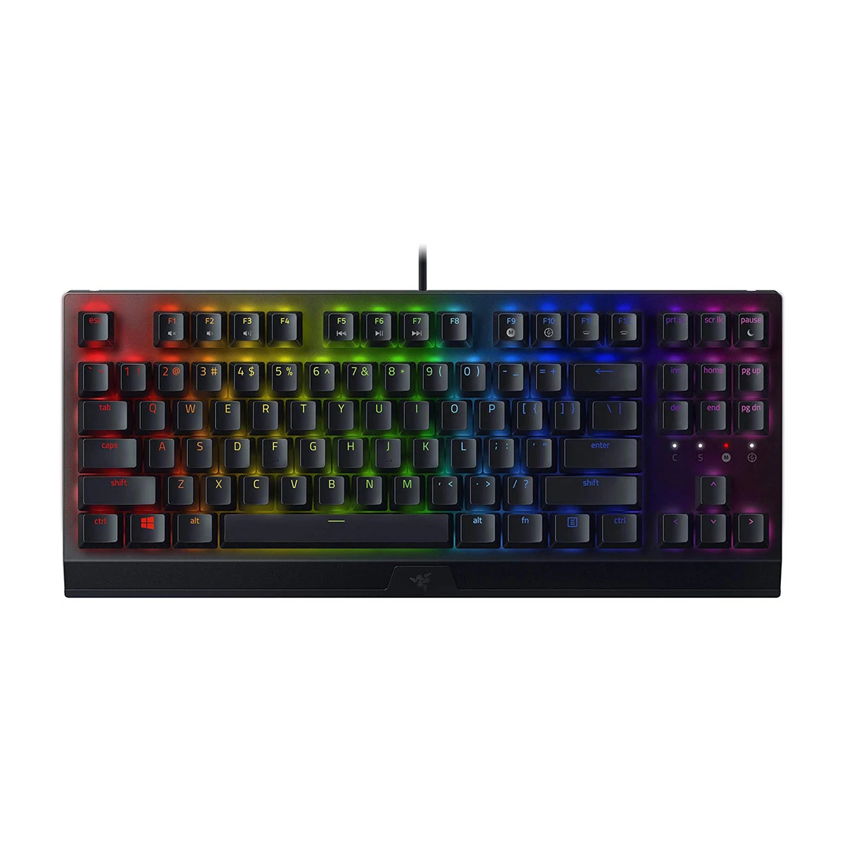 Razer BlackWidow V3 TenKeyLess Gamer Billentyűzet US