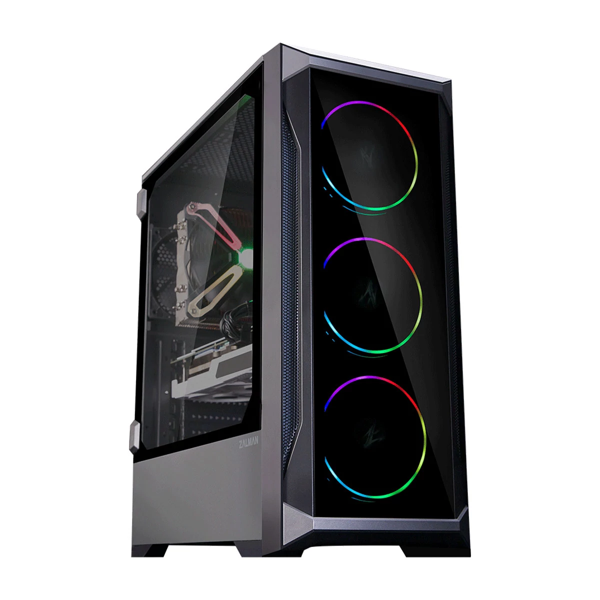 Zalman Z8 TG Fekete ATX Számítógép ház