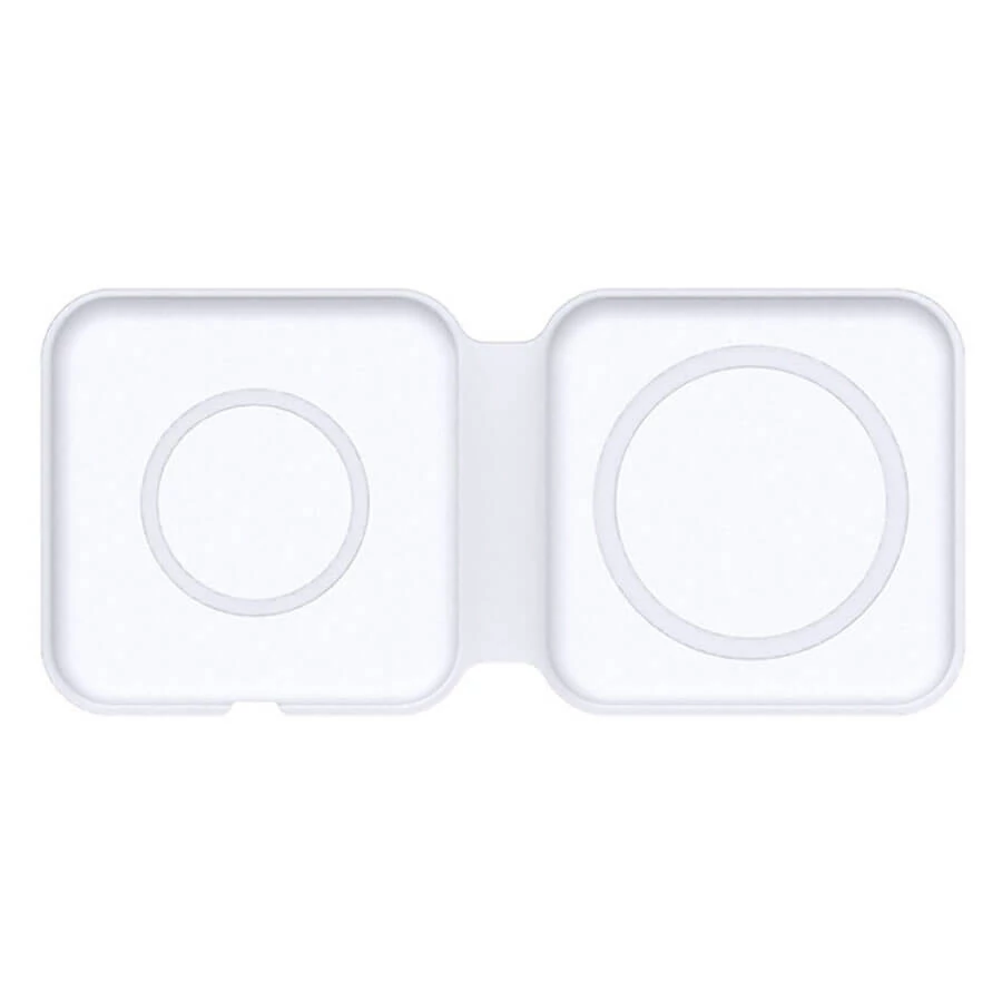 4Smarts UltiMAG Magsafe Duo 15W Vezeték Nélküli Töltő Fehér