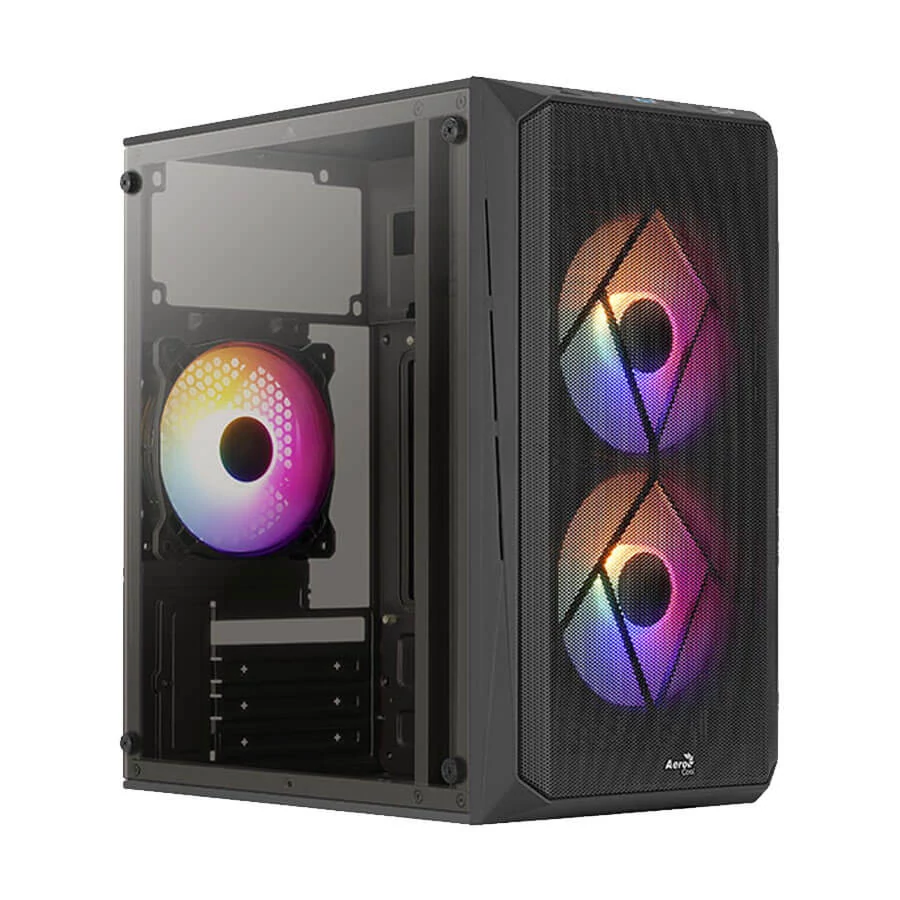 AeroCool CS-107 Fekete Micro ATX Számítógép ház
