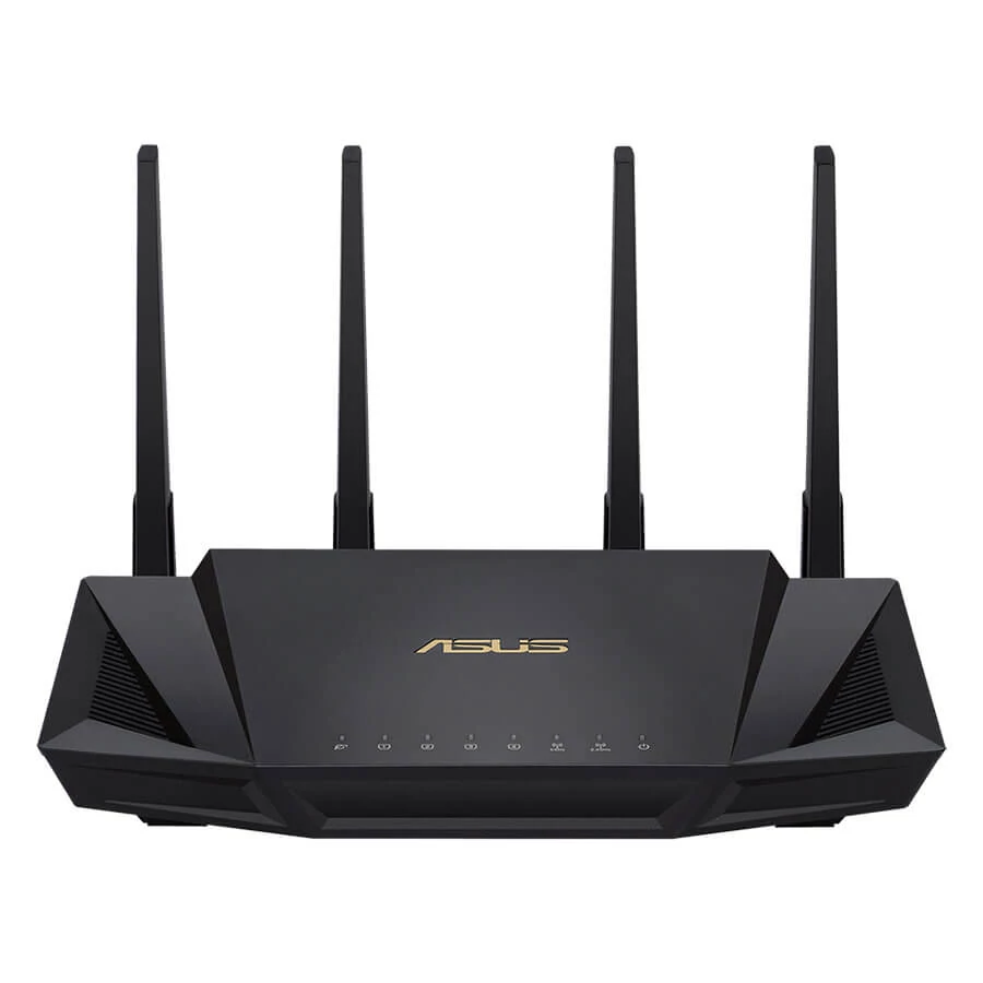 Asus RT-AX58U V2 AX3000 Gigabit Wi-Fi 6 Vezeték nélküli Router Fekete