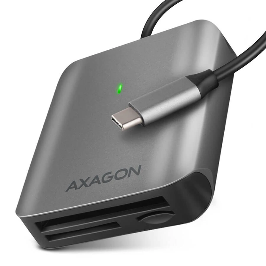 Axagon (CRE-S3C) USB-C 3.2 SD/microSD/CF Kártyaolvasó