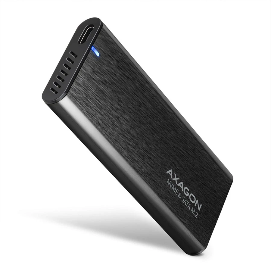 Axagon (EEM2-SB2) SuperSpeed USB-C 3.2 - NVMe M.2 Fekete ház