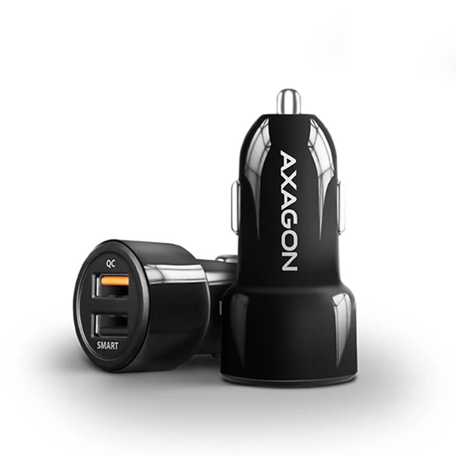 Axagon (PWC-QC5) USB 3.0 Fekete Autós Gyorstöltő