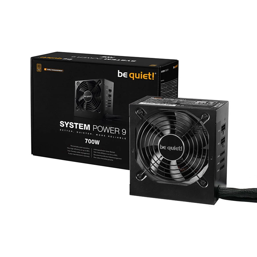 Be Quiet! System Power 9 700W CM 80+ Bronze Fél moduláris (BN303) Tápegység