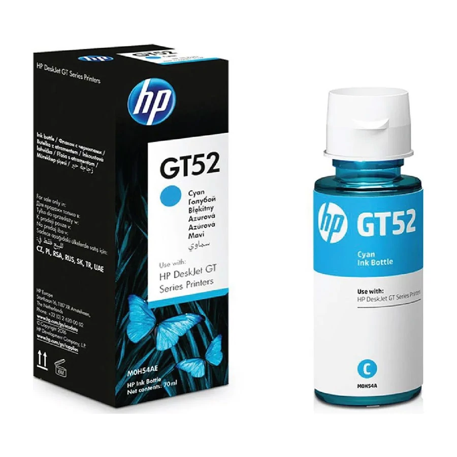 HP GT52 70ml cián tintapalack
