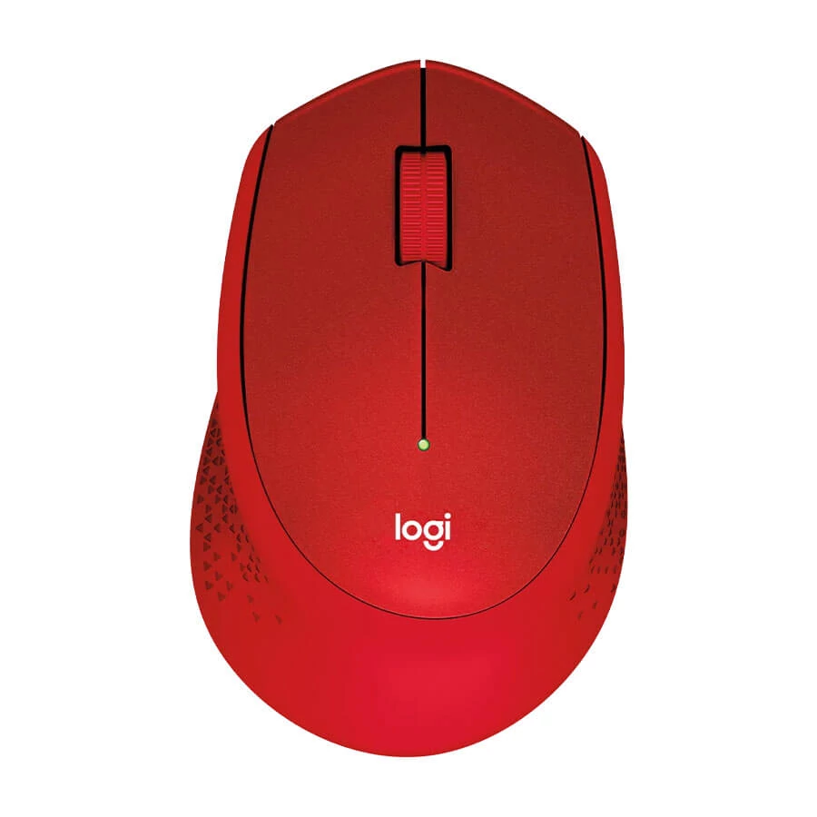 Logitech M330 Silent Vezeték Nélküli Egér Piros