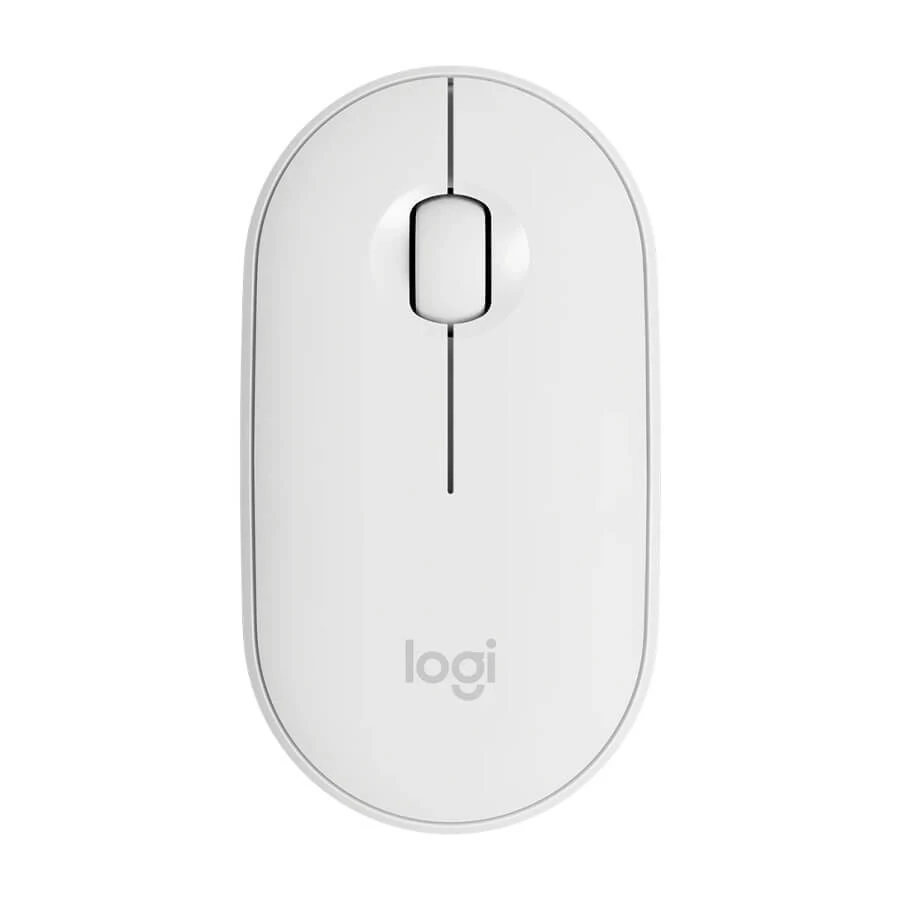 Logitech M350 Pebble Vezeték Nélküli Egér Fehér