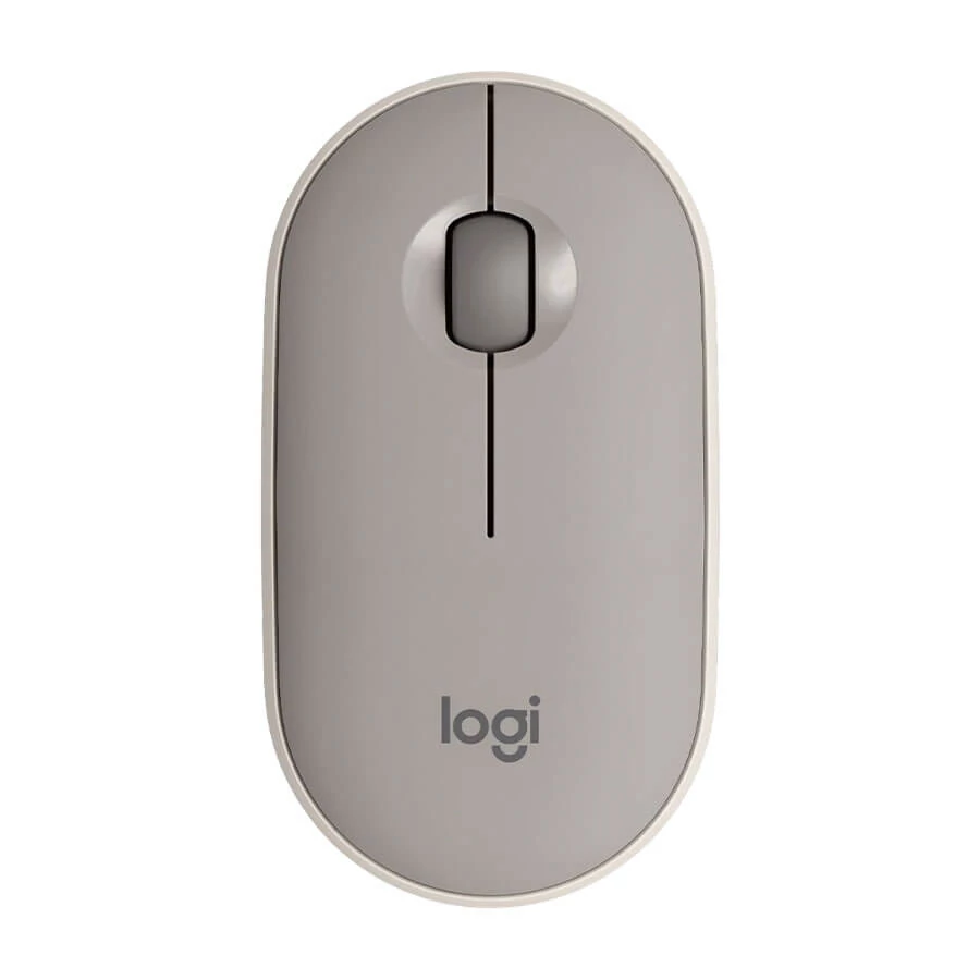 Logitech M350 Pebble Vezeték Nélküli Egér Homokszínű