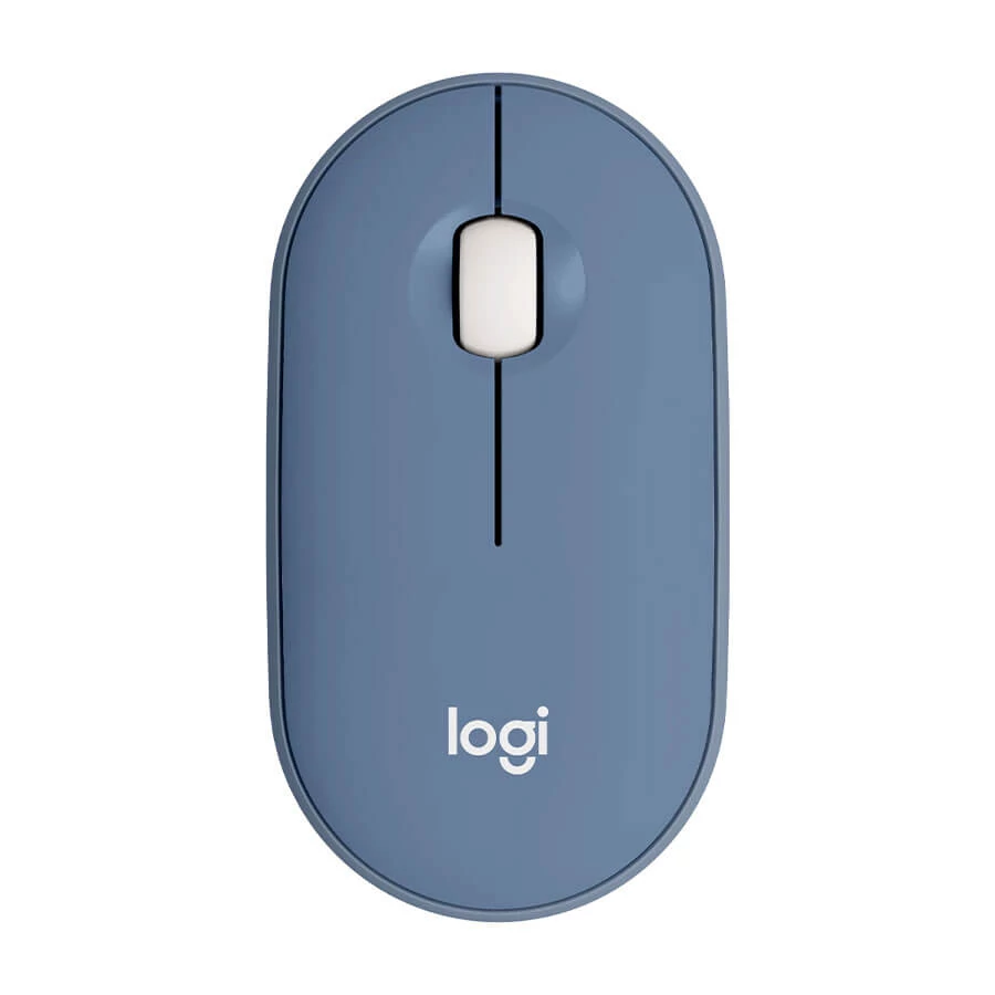 Logitech M350 Pebble Vezeték Nélküli Egér Kék