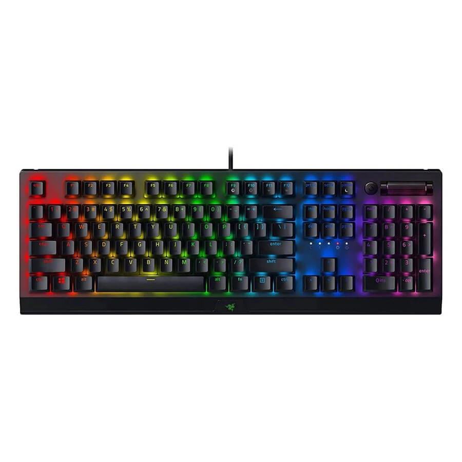 Razer BlackWidow V3 (Green Switch) Gamer Billentyűzet US