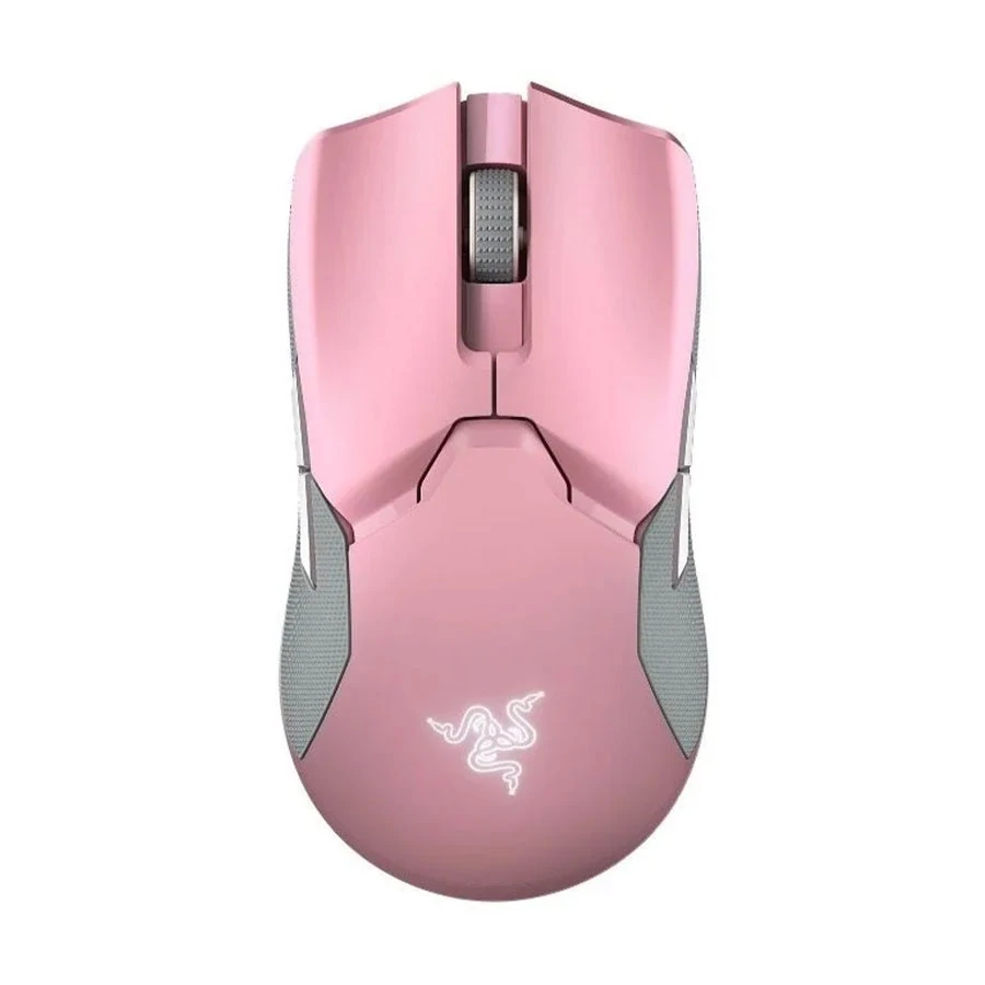 Razer Viper Ultimate Quartz Vezeték nélküli Gamer Egér Töltődokkolóval Rózsaszín