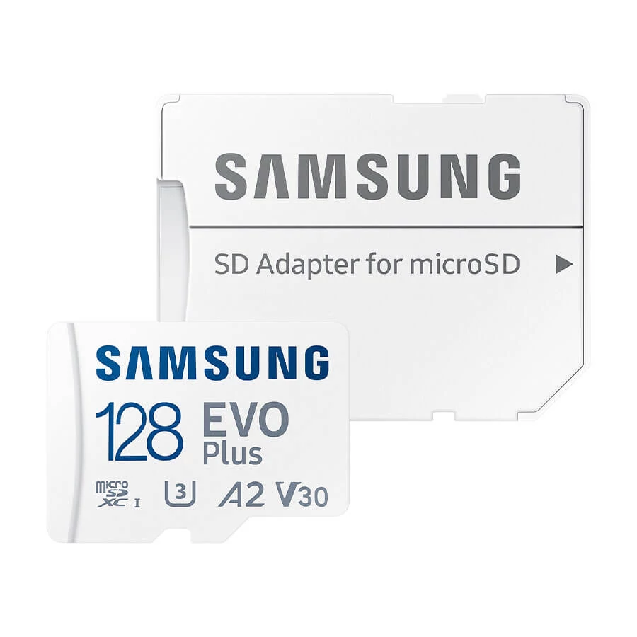 Samsung EVO Plus microSD 128GB Memóriakártya Adapterrel