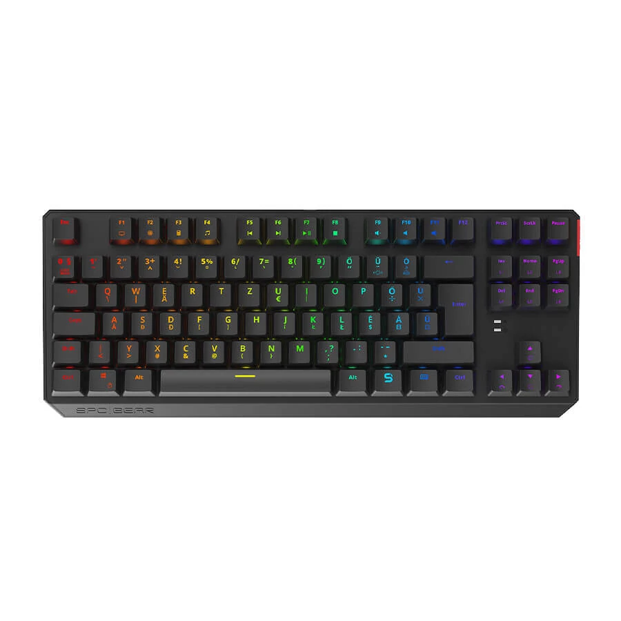 SPC Gear GK630K HU Tournament (Kailh Blue) RGB Mechanikus Gamer Billentyűzet