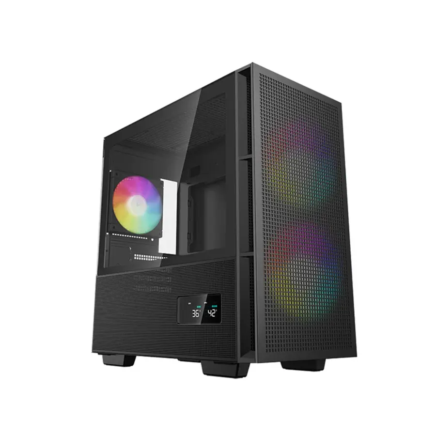 DeepCool CH360 digitalis kijelzős számítógép ház