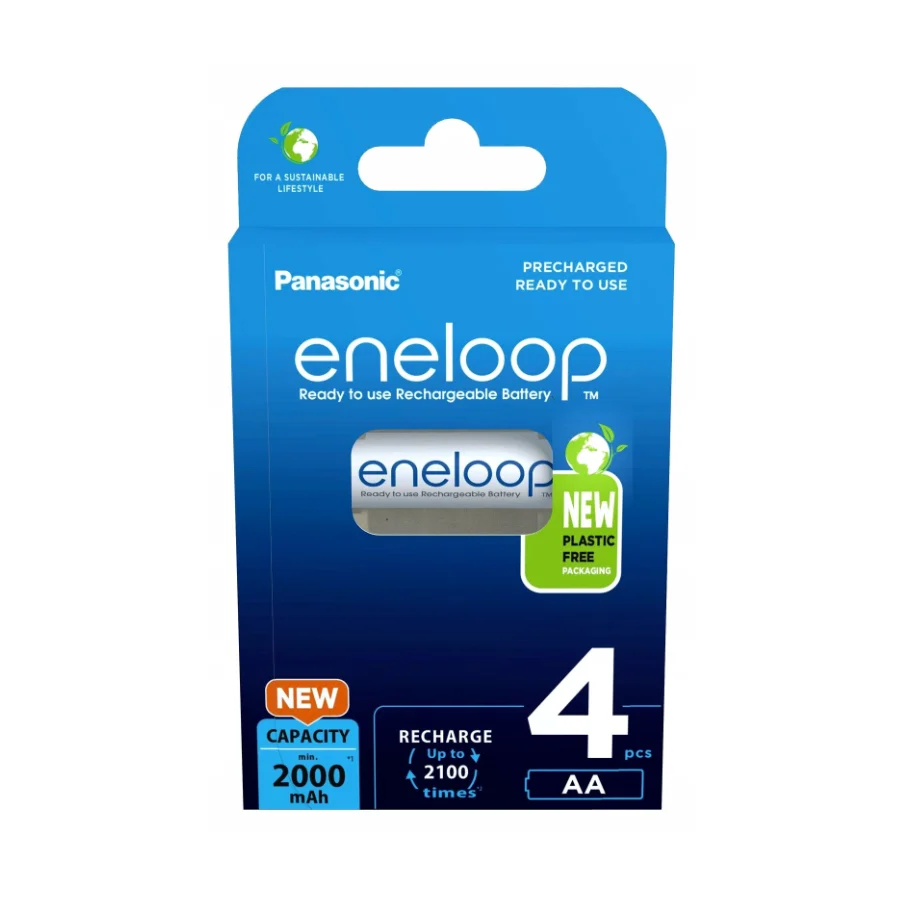 Panasonic Eneloop AA 4db 2000 mAh Akkumulátor Elem