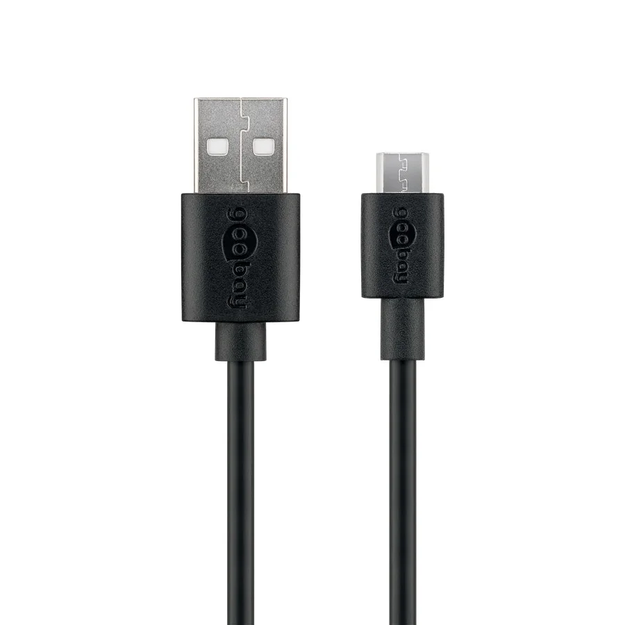 Goobay Micro USB - USB, 1m, Töltő és adatkábel