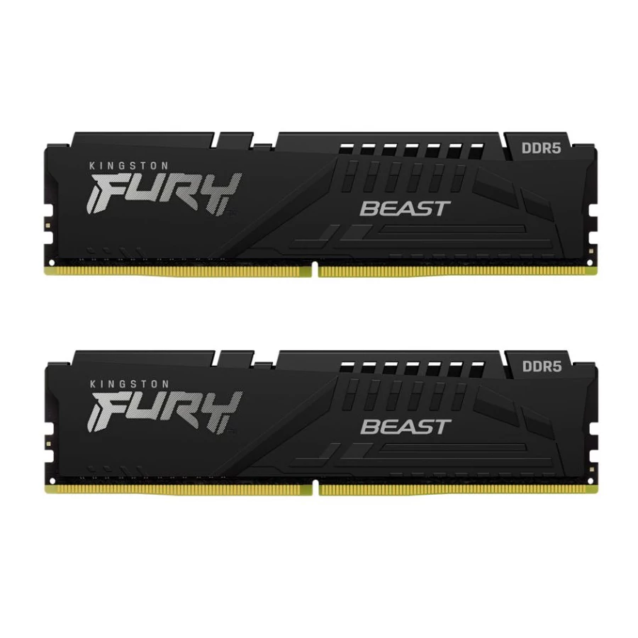 Kingston Fury Beast Black XMP 16GB/5200MHz (2x8GB) DDR5 (KF552C40BBK2-16) Számítógép Memória