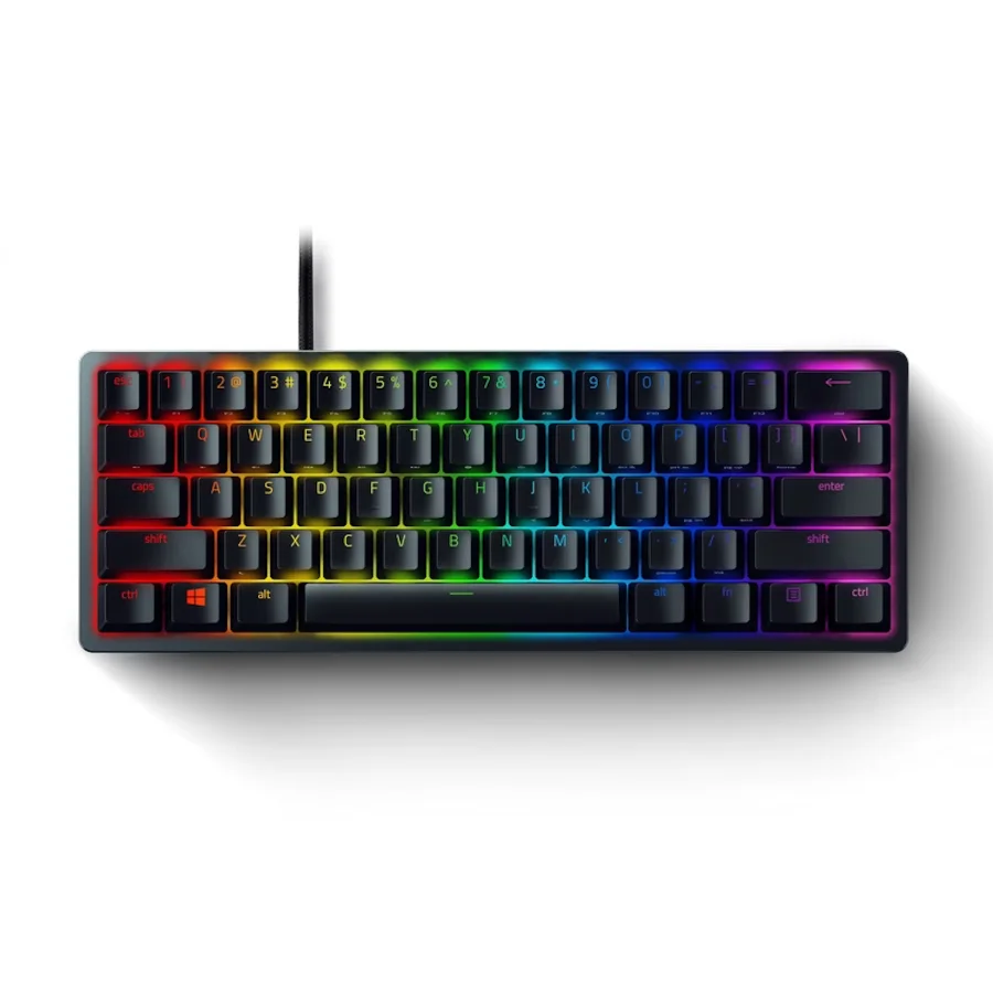 Razer Huntsman Mini (Purple switch) Mechanikus UK kiosztású Gamer Billentyűzet
