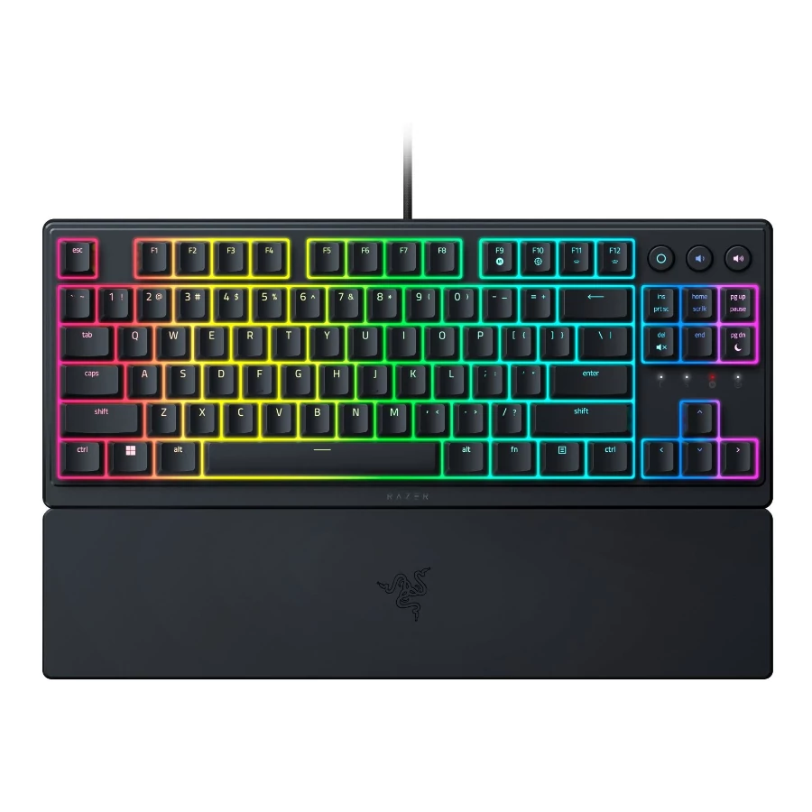 Razer Ornata V3 Tenkeyless RGB Mecha-Membrane US kiosztású Gamer Billentyűzet