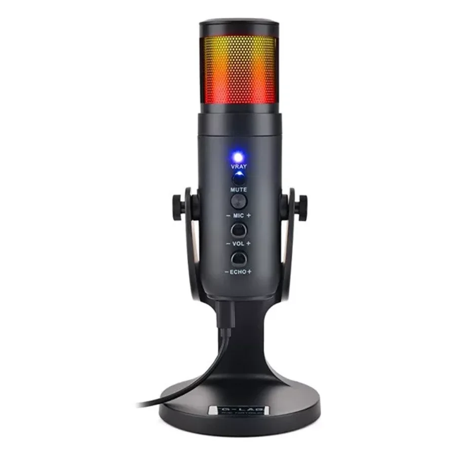 The G-Lab Natrium PC/MAC/PlayStation USB Streaming Pro Mikrofon