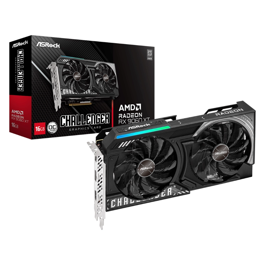ASRock AMD Radeon RX 9060 XT Challenger 16GB GDDR6 OC Videokártya