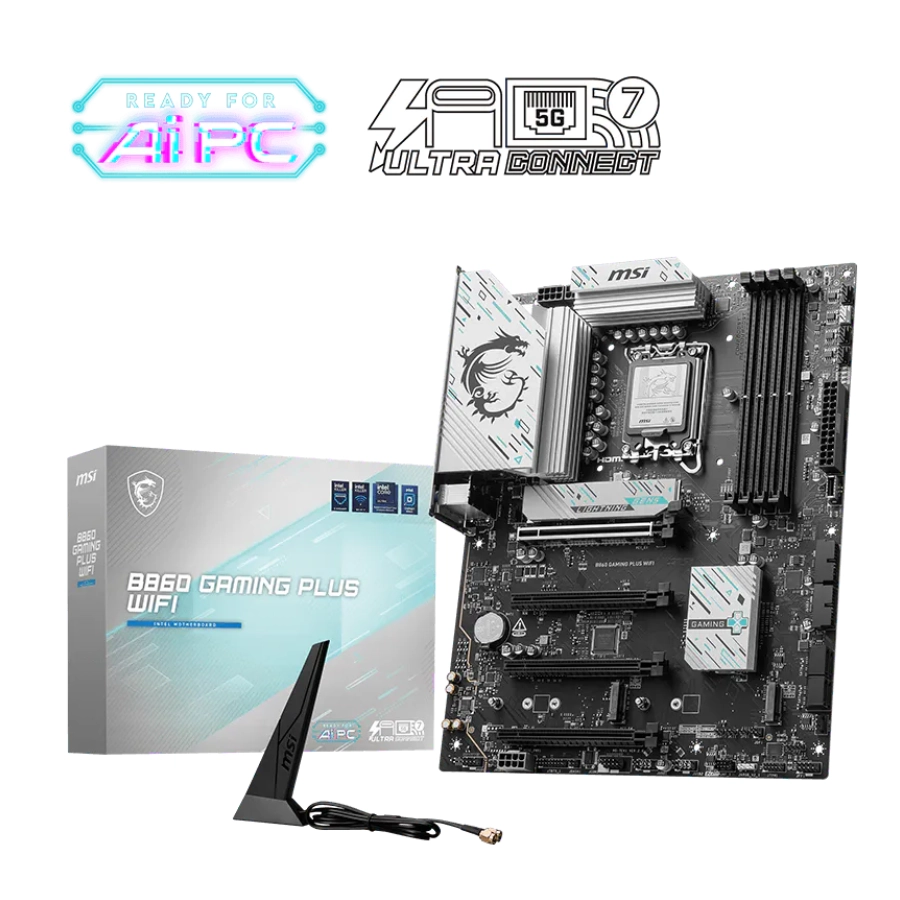 MSI B860 Gaming Plus WiFi LGA1851 alaplap
