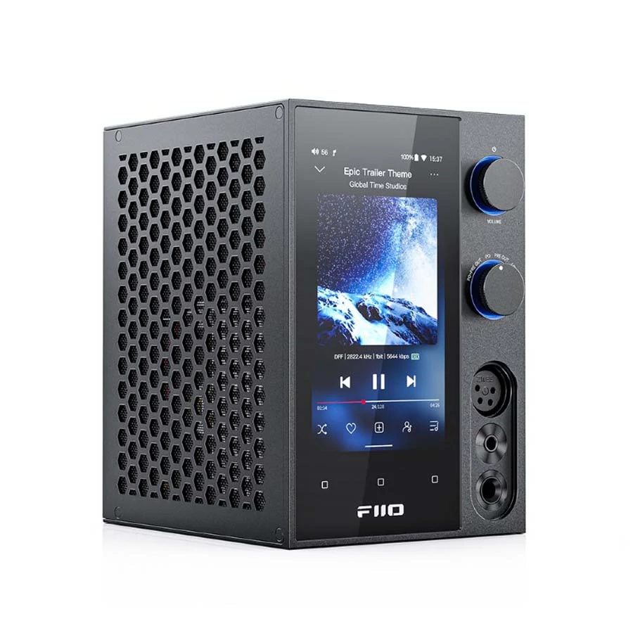 FiiO R7 Fekete DAC Asztali lejátszó, Streamer, D/A átalakító és erősítő