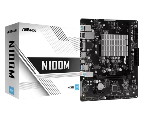 ASRock N100M Intel Integrált CPU microATX Alaplap
